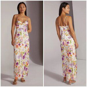 💕FAVORITE DAUGHTER💕 The Rosemary Slip Dress ~ Oahu Floral Print 10 NWT